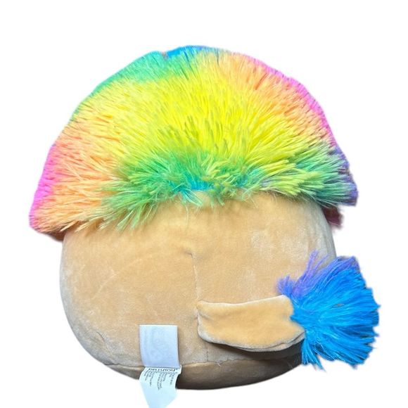 Squishmallows Leonard the Lion Rainbow Tie Dye Stuffed Plush Animal 8" Toy - Picture 2 of 5